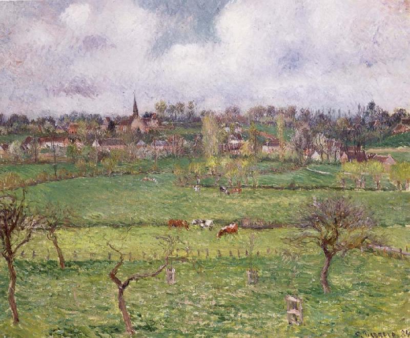 Camille Pissarro View of Bazincourt oil painting image